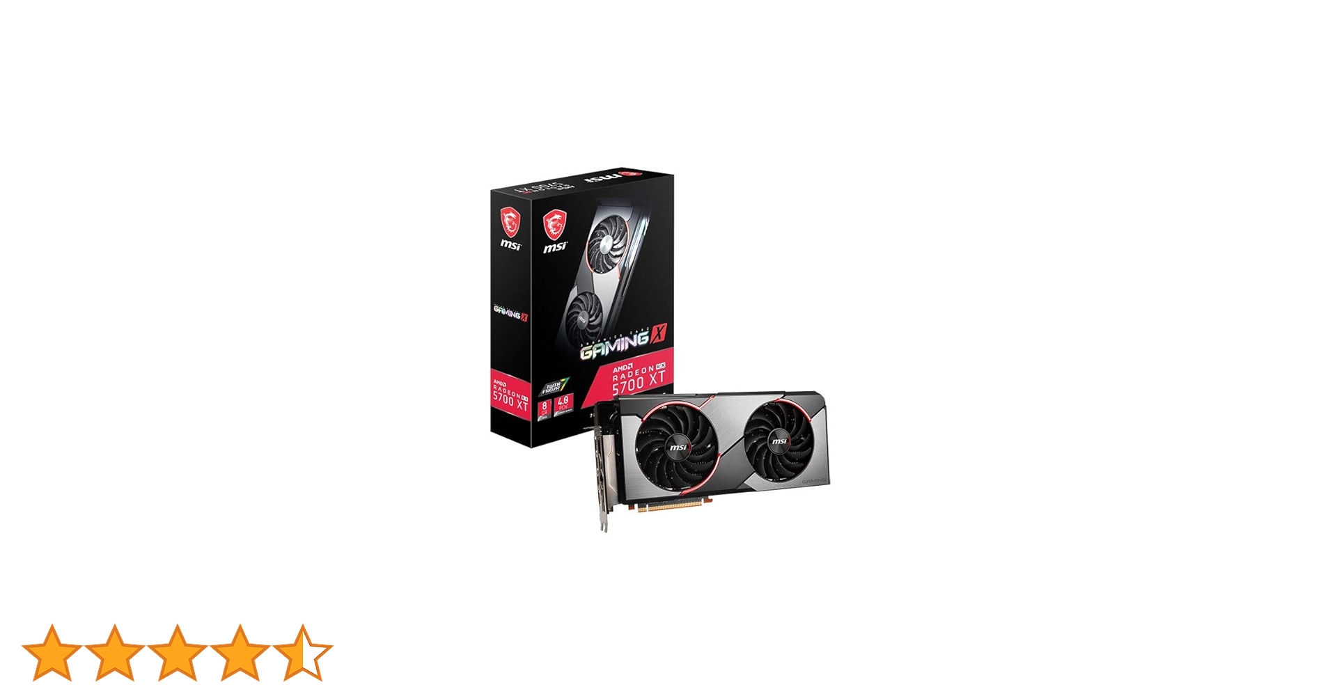 Amazon | MSI Radeon RX 5700 XT Gaming X グラフィックスカード '8GB